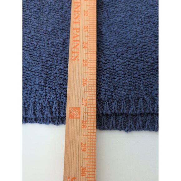 Coldwater Creek Slub Knit Sweater Vest Womens Size 2X Blue 100% Cotton Pullover - Picture 9 of 9